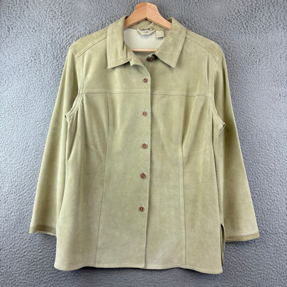 Vintage J.Jill 100% Leather Western Jacket Size Small